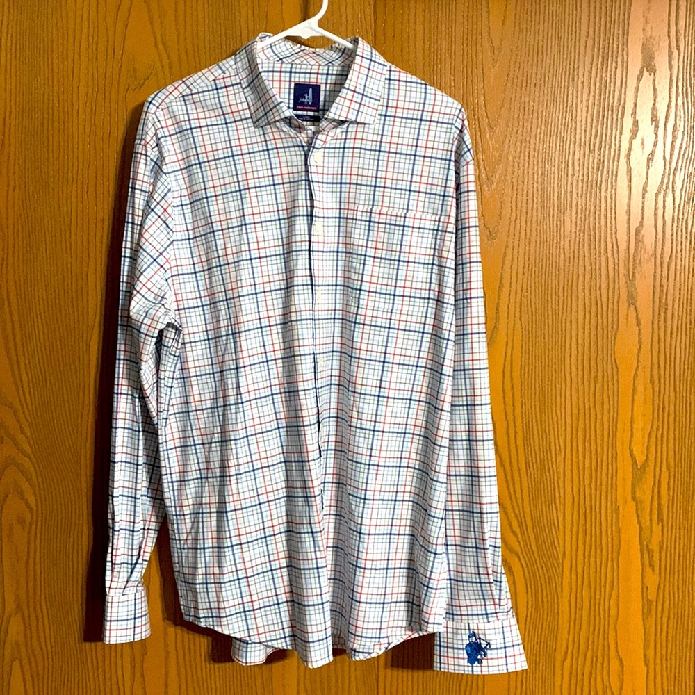 johnnie-O Men's PREP-FORMANCE Button-Down Shirt Large